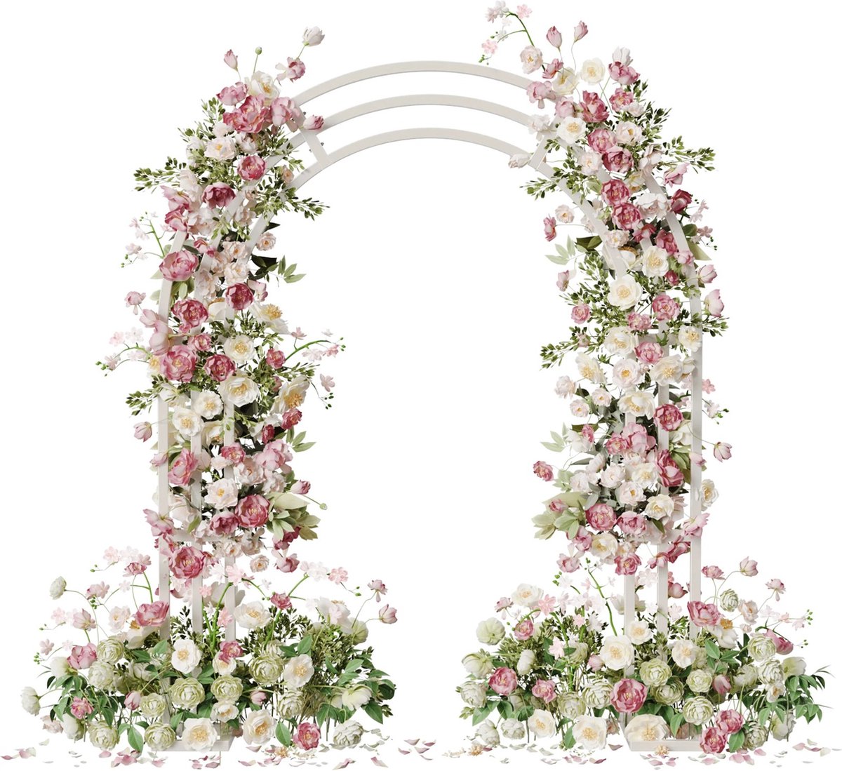 Amalee - Rozenboog - Metalen Boog - Voor bruiloften en andere gelegenheden - Bloemenboog - Ballonen boog - Feest decoratie - Voor in de tuin -