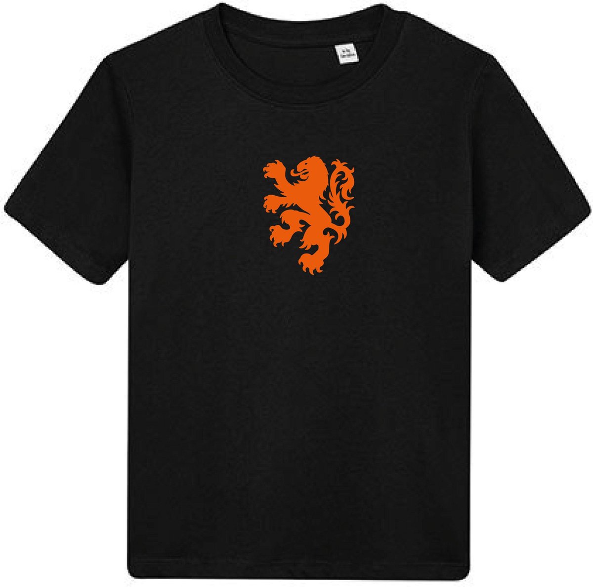 Kindershirt Leeuw-Zwart-86