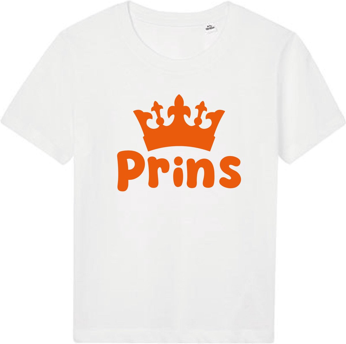 Kindershirt Prins-Wit-74