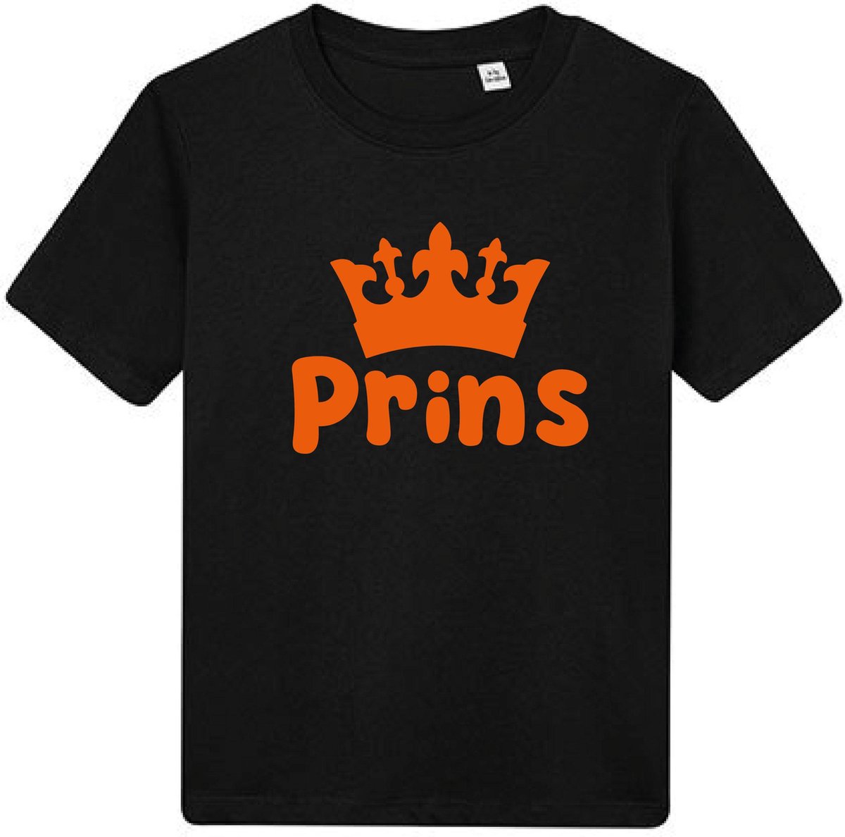 Kindershirt Prins-Zwart-116
