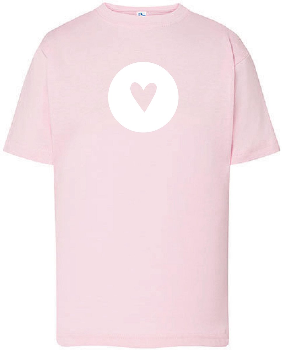 T-Shirt Heart-Roze-62