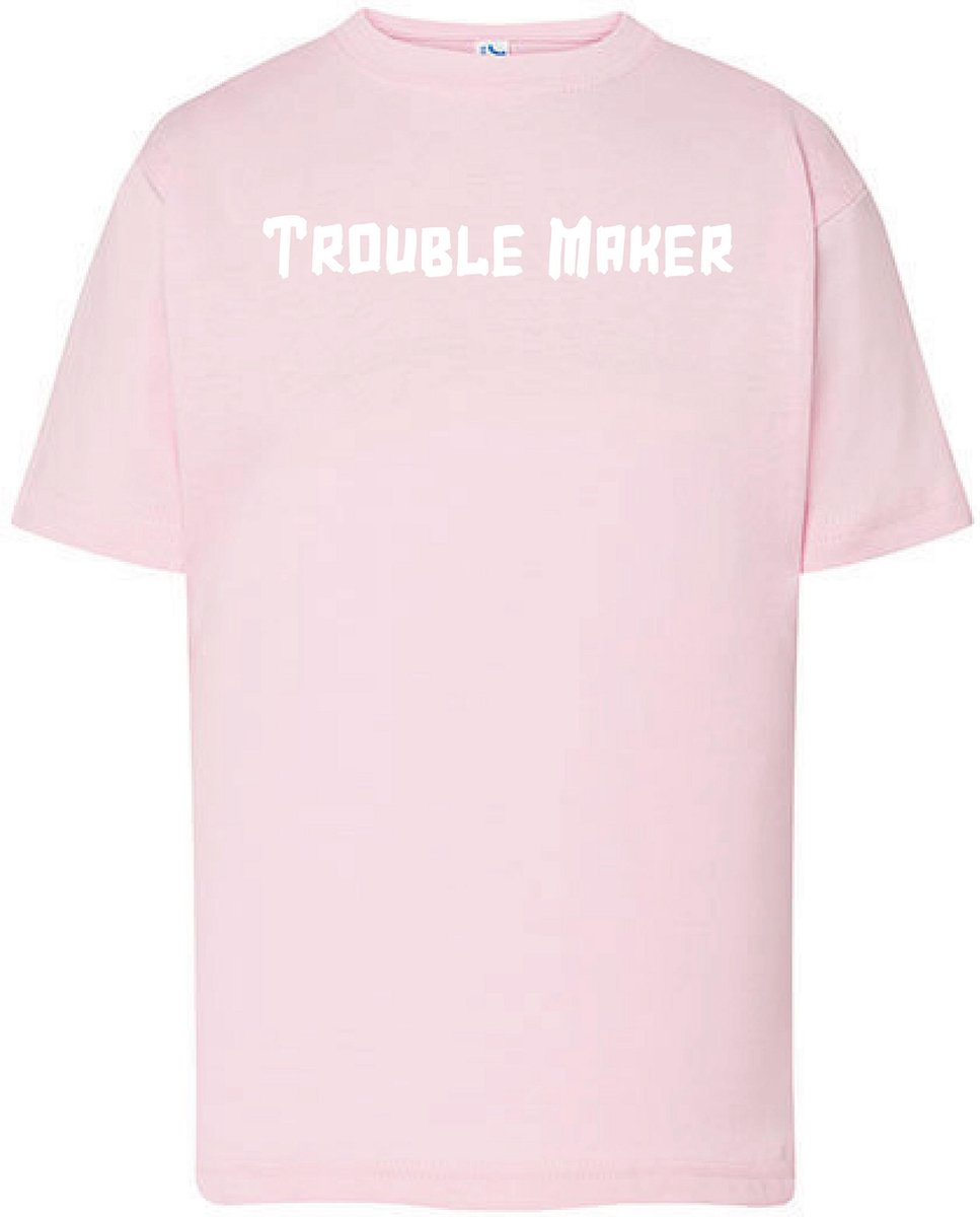 T-Shirts Trouble Maker-Roze-86