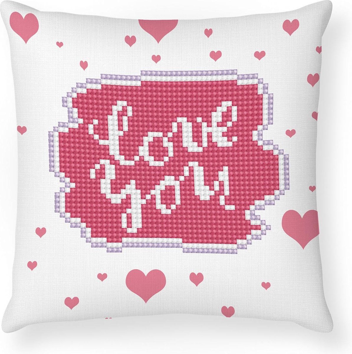 DDP2.039  ® - 18cmx18cm kussen Love You Mini Pillow