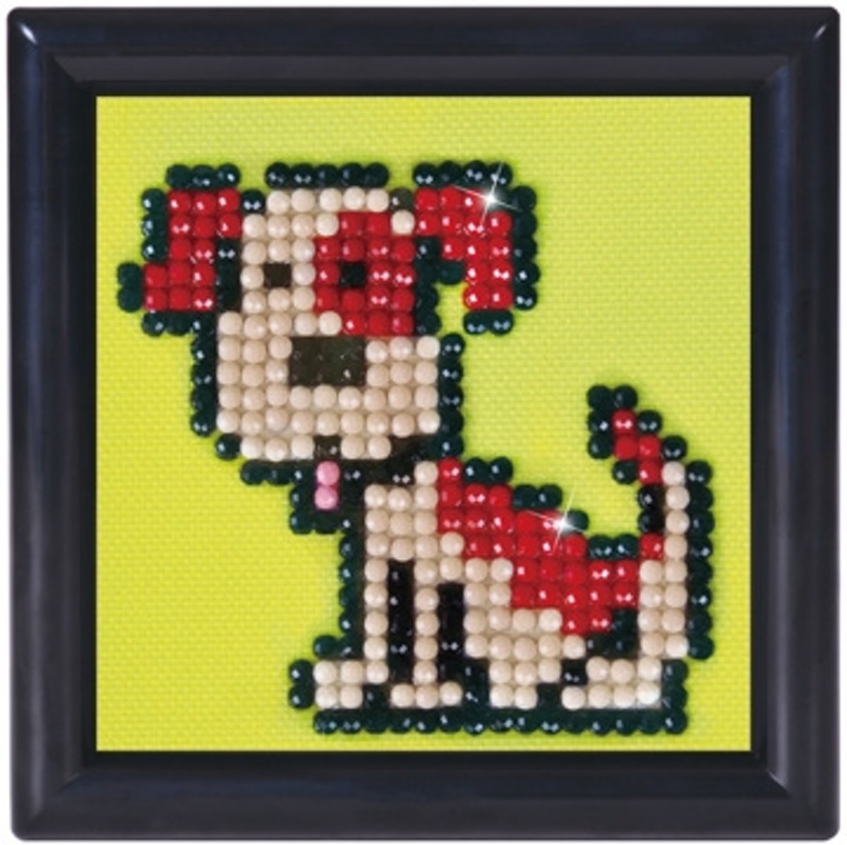 DDS.018F Diamond Dotz® Kit with Frame 9,7x9,7cm Black - Fido
