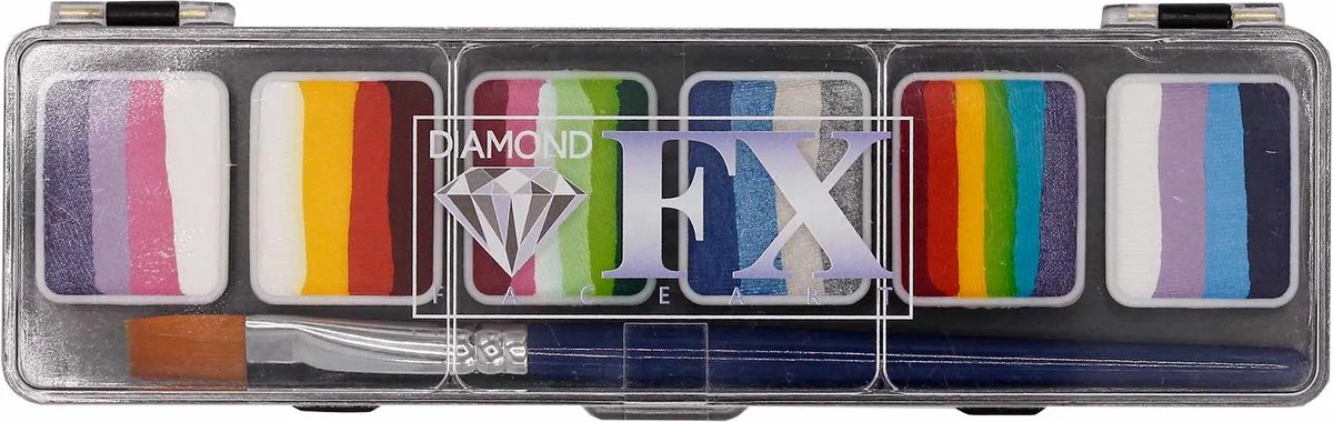 Diamond FX Splitcake Palette Sparkle (6X6Gram)