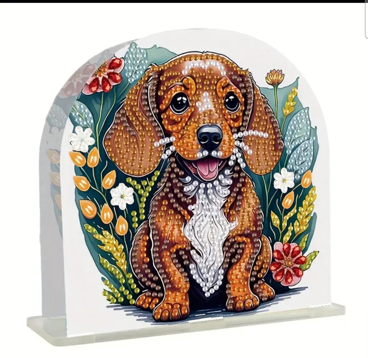 Diamond painting- Brieven servet standaard- Hond