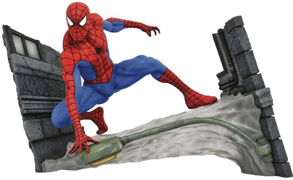 Spider-Man Comic - Webbing PVC Diorama