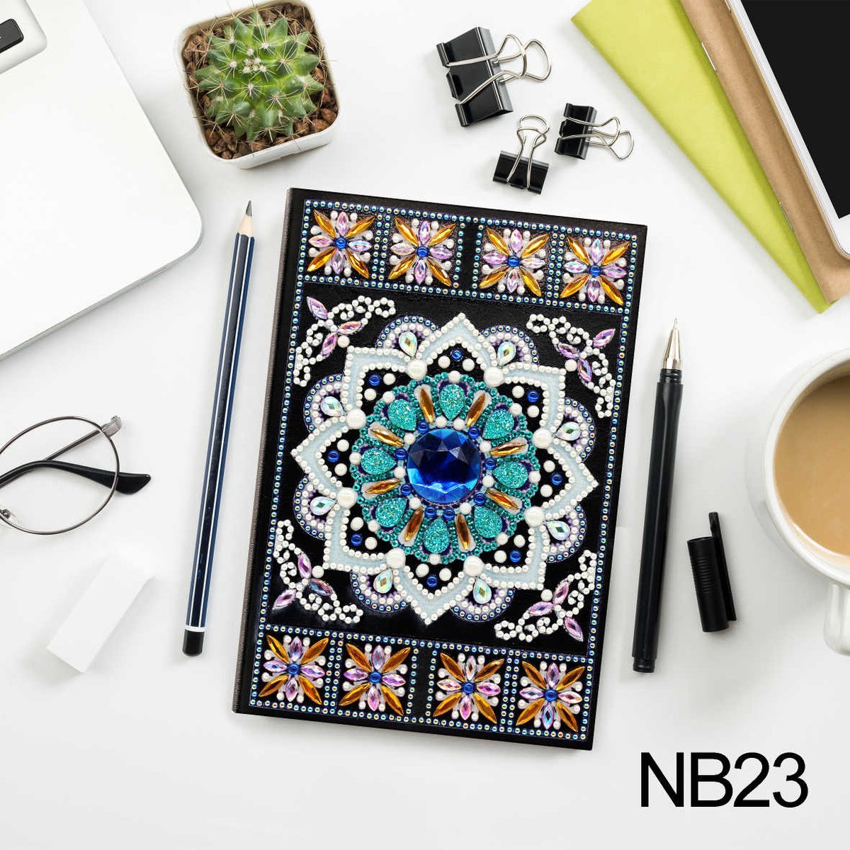 Notitieboekje NB023 - Diamond painting - compleet pakket - diamond painting by Wietske