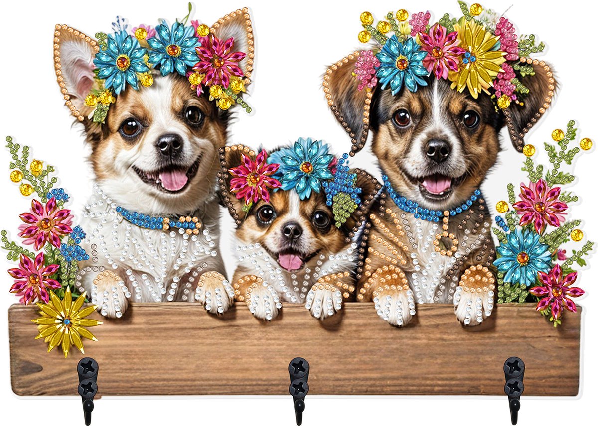 Sleutelrekje - GYG12 - diamond painting - compleet pakket - Diamond painting by Wietske