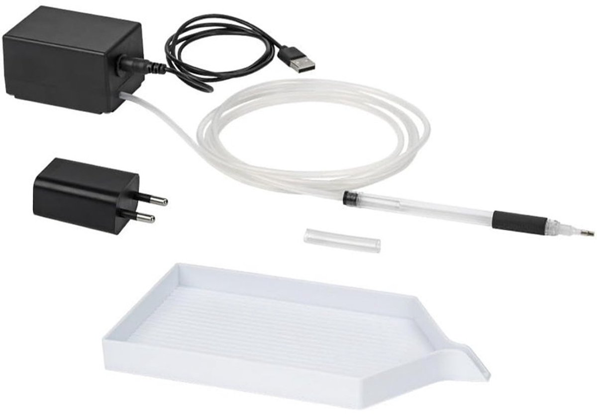 Vacuümpen - Basisset - Elektrische diamond painting pen - Diamond painting - Pen op lucht - Diamond painting by Wietske