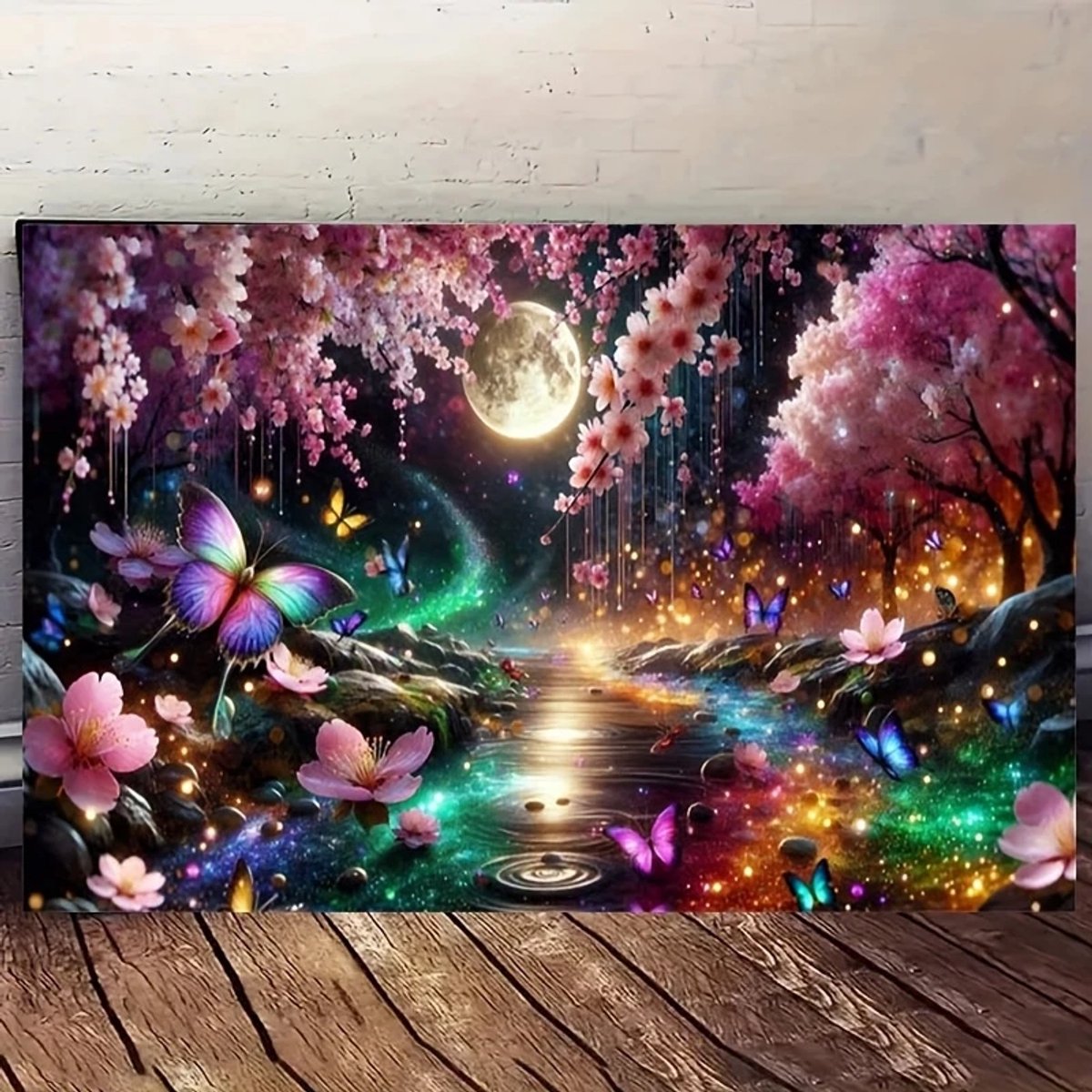 Diamond painting set Fantasie landschap 50x100cm