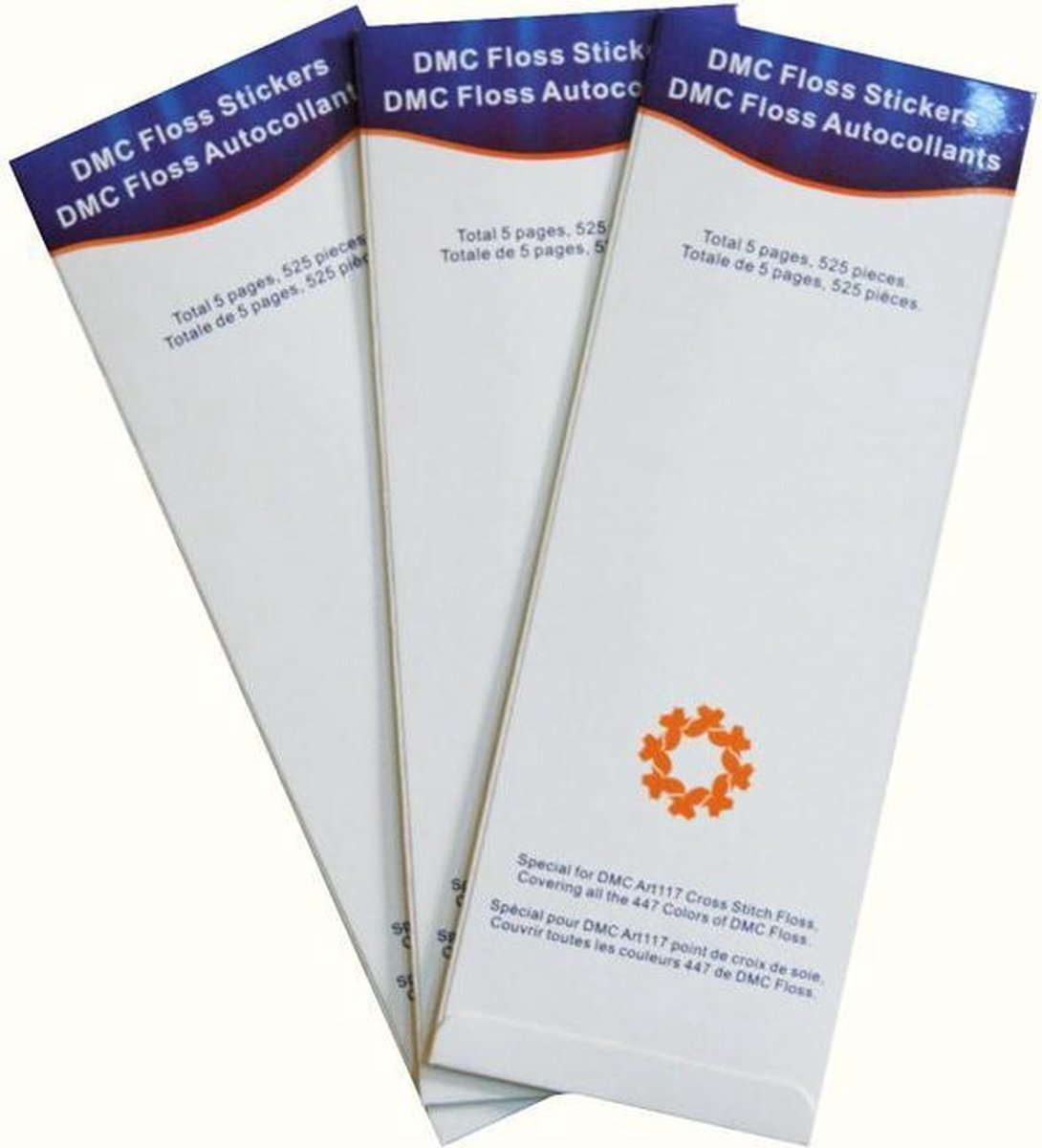 Diamond Painting - DMC kleur stickers - 630 stickers