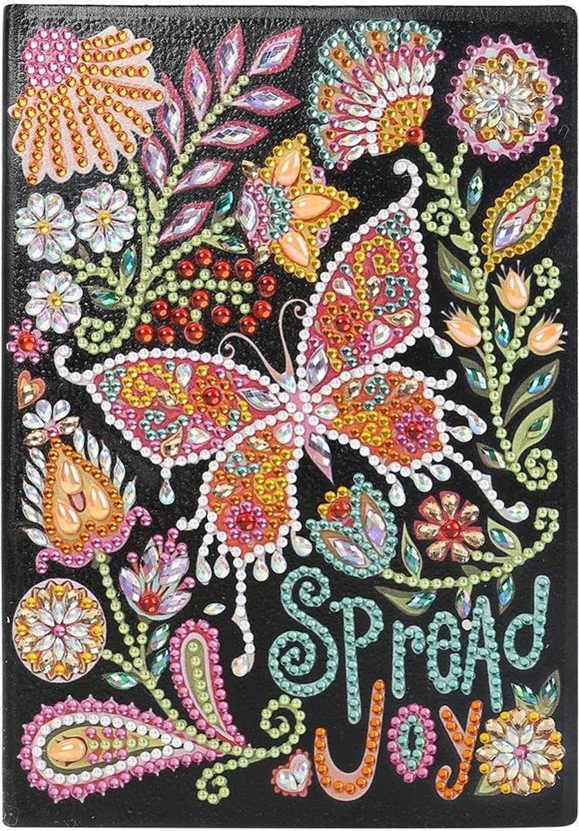 Diamond Painting Notitieboekje - Veel te beplakken - Hobbypakket - 14,5x20,5 cm