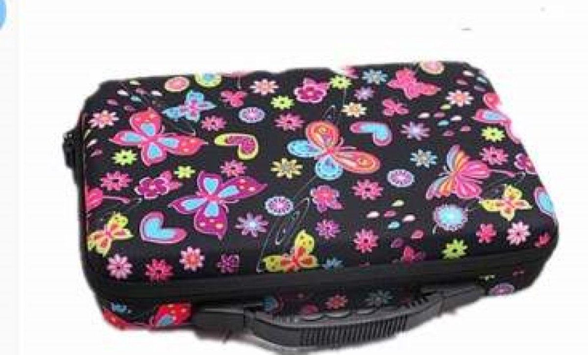 Diamond Painting Opbergkoffer - 60 grote flesjes - Inclusief accessoires- Voor het opbergen van diamond painting steentjes