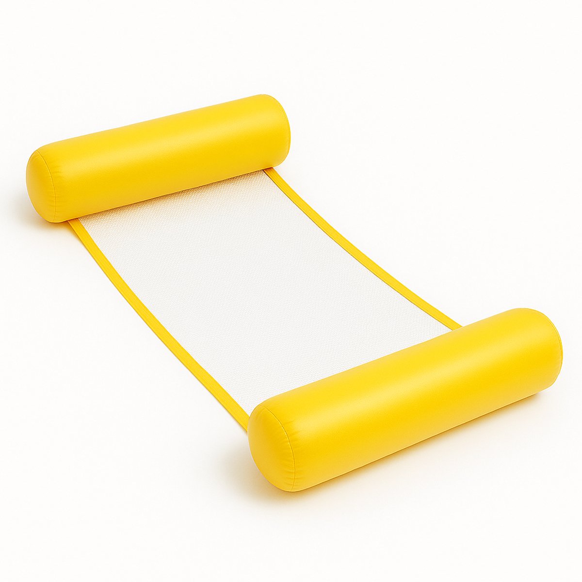 Dicadore - Waterhangmat - Luchtbed Zwembad - Luchtmatras opblaasbaar - Geel - Zwembad/Strand - Waterspeelgoed - Vakantie