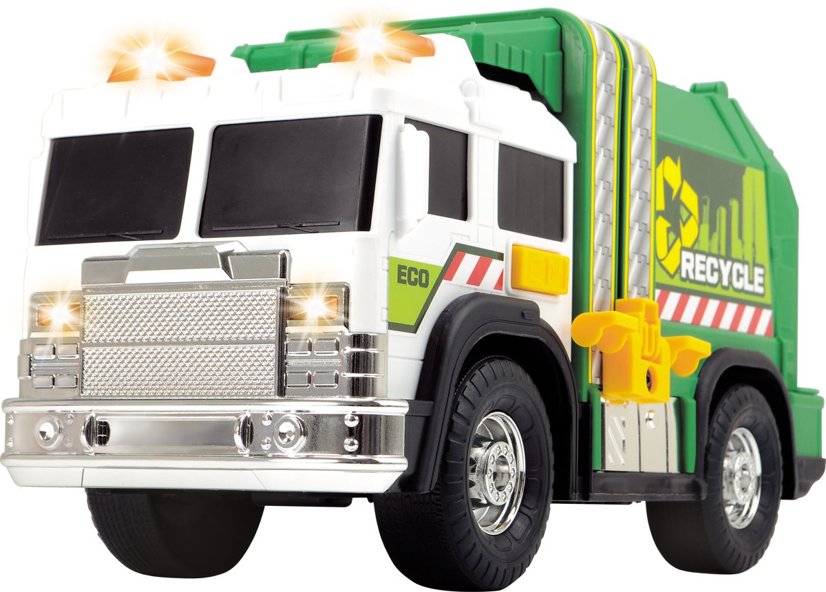 Dickie Action Series - Vintage Vuilniswagen (30cm)