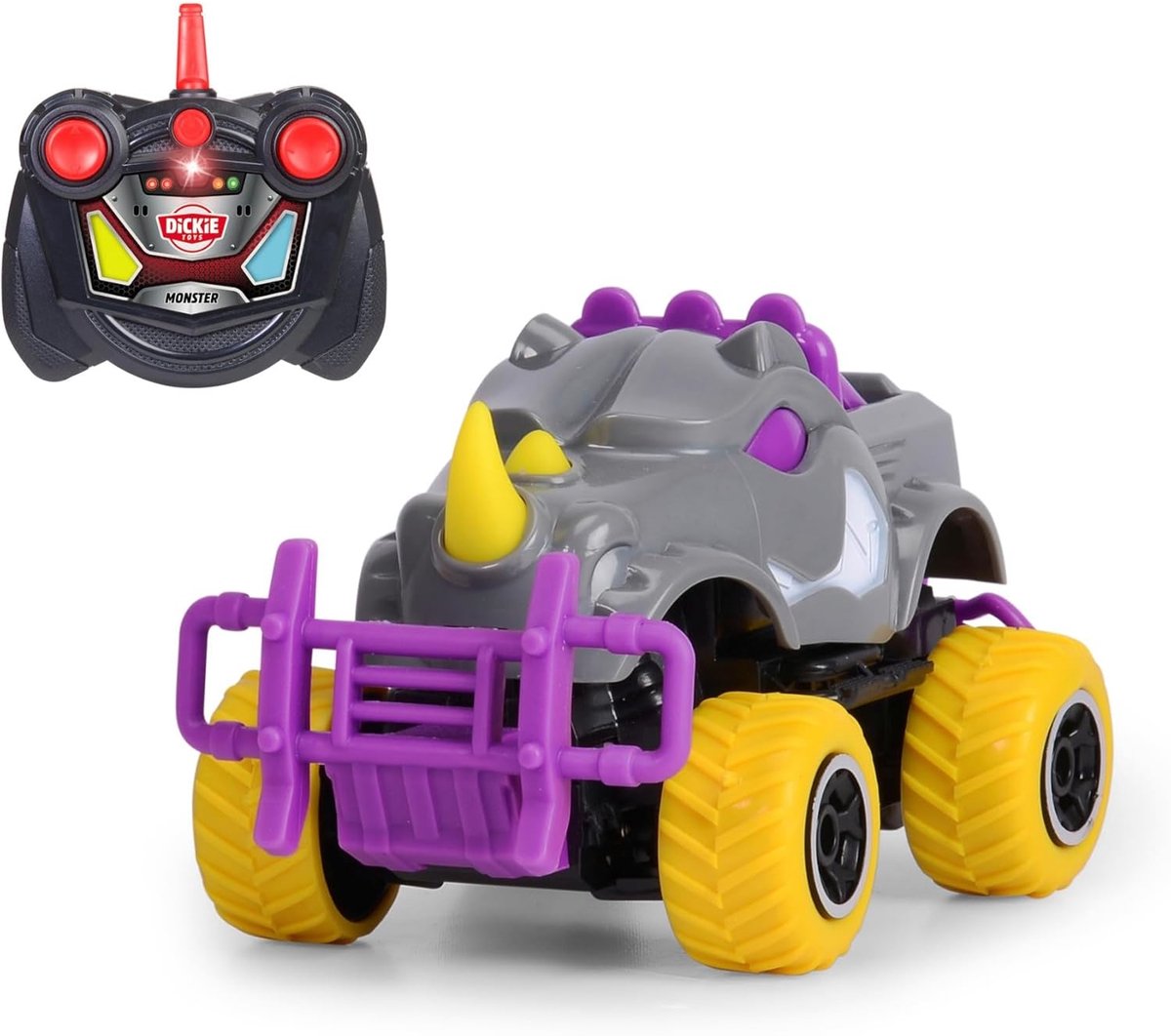 Dickie Toys 203752023 Monster Rhino 1:43 RC modelauto voor beginners Monstertruck