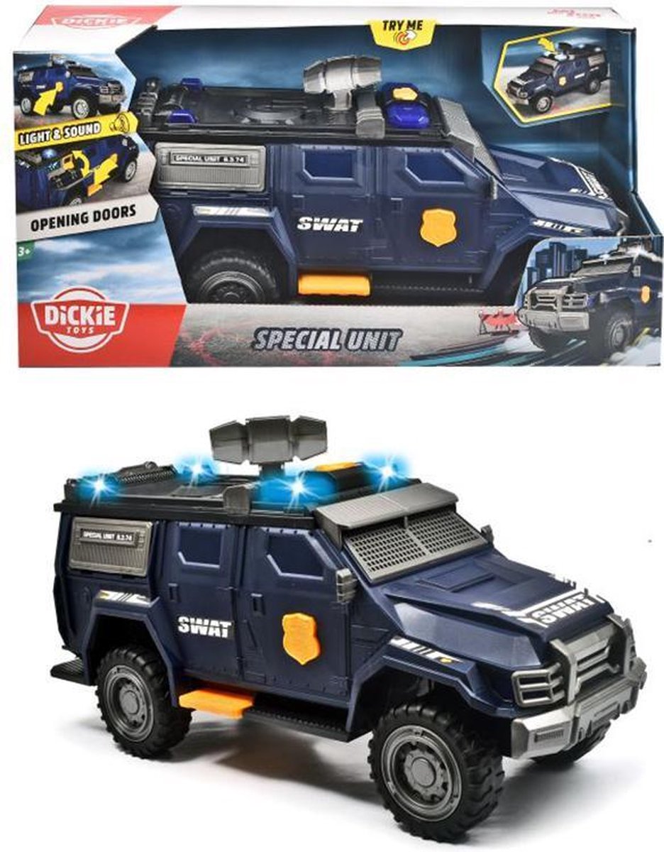 Dickie Toys Speciale eenheid Politie - Speelgoedvoertuig