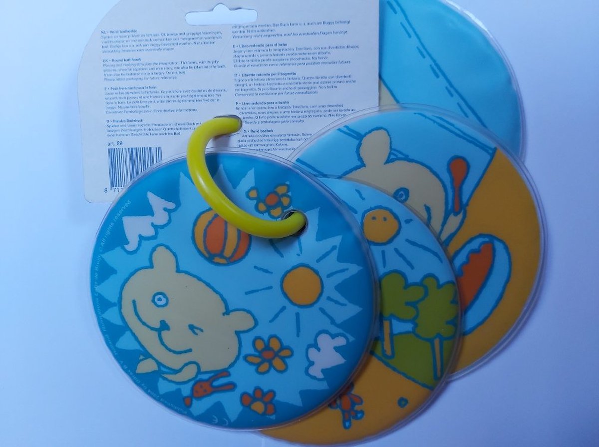 Difrax - waterspeeltje - Rond badboekje - 3maand +