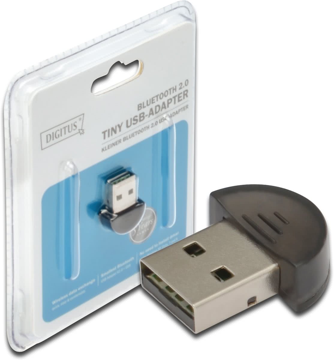 Digitus Bluetooth 2.0+EDR/USB 2.0 Bluetooth 3Mbit/s netwerkkaart & -adapter