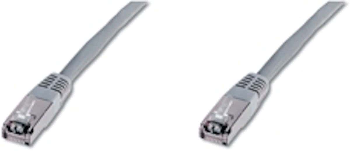 Digitus Patch Cable, FTP, CAT5E 20.0m 20m Grijs netwerkkabel
