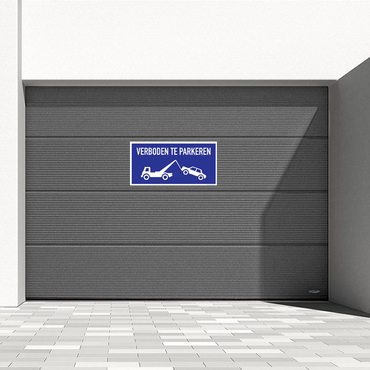 Sticker parkeerverbod - 30x15cm - 5 stuks