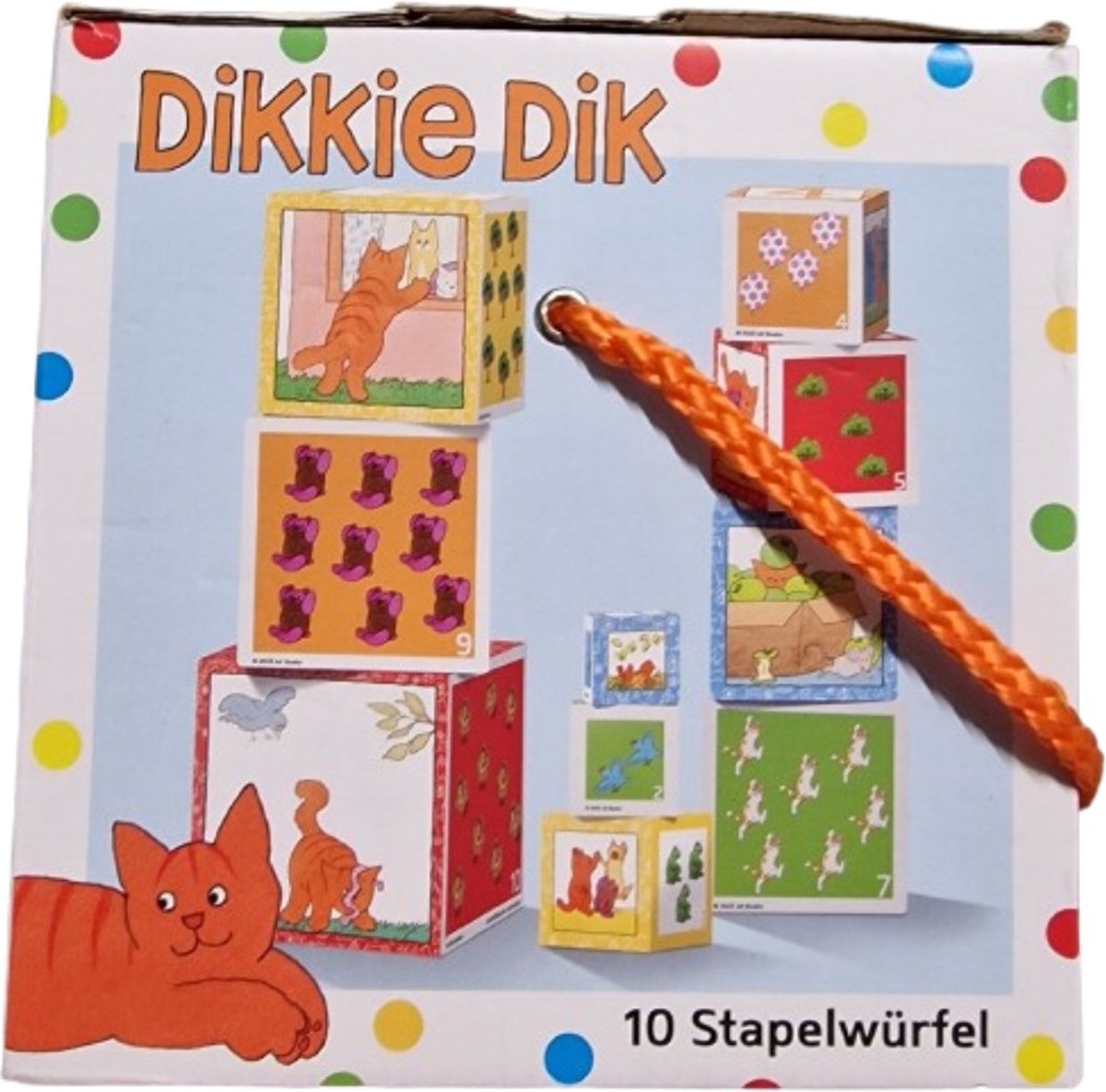 Dikkie Dik stapelblokken - 10 delig