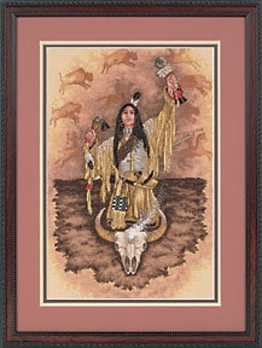 borduurpakket 35076 indiaanse,