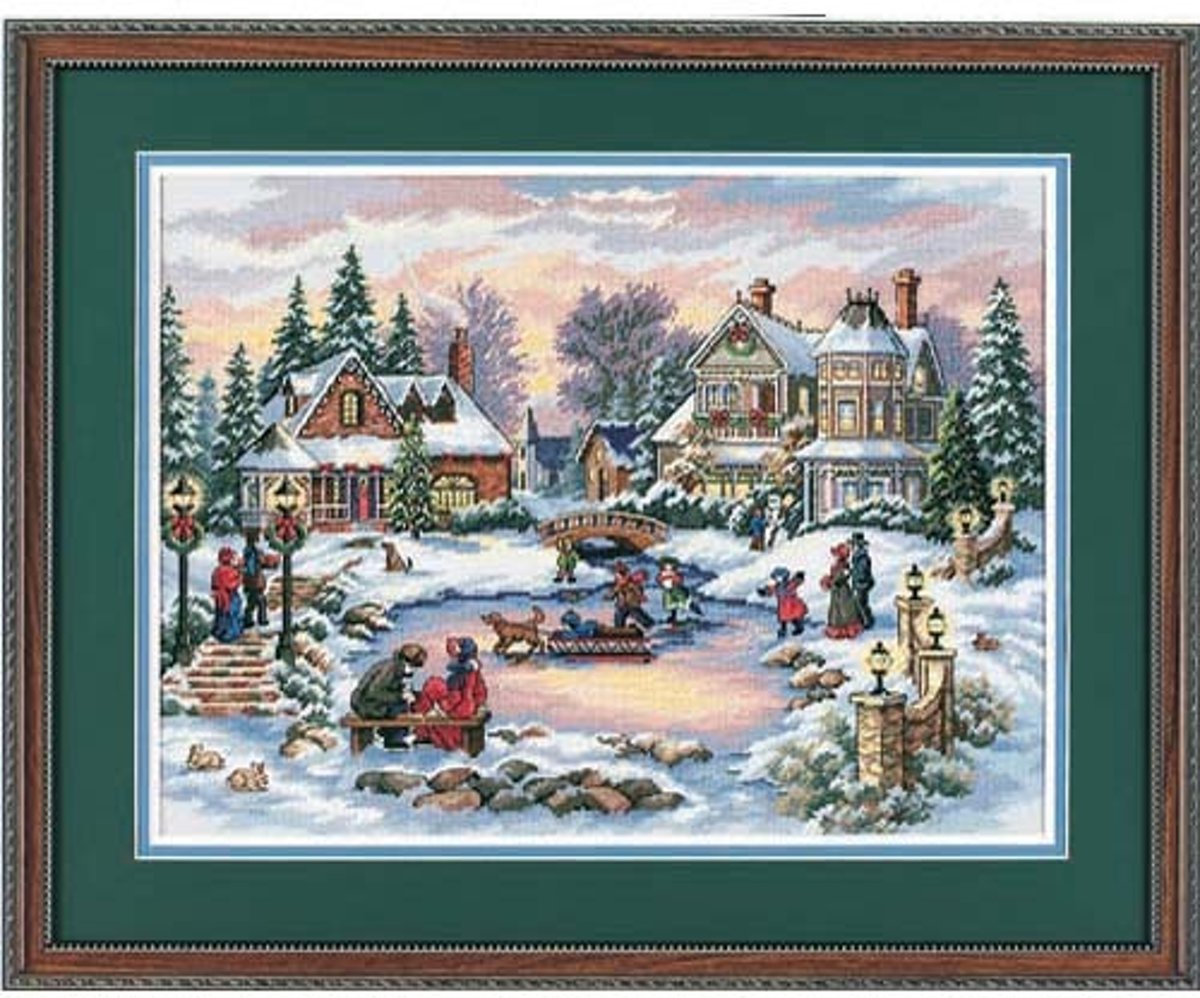 borduurpakket 8569 winterpret