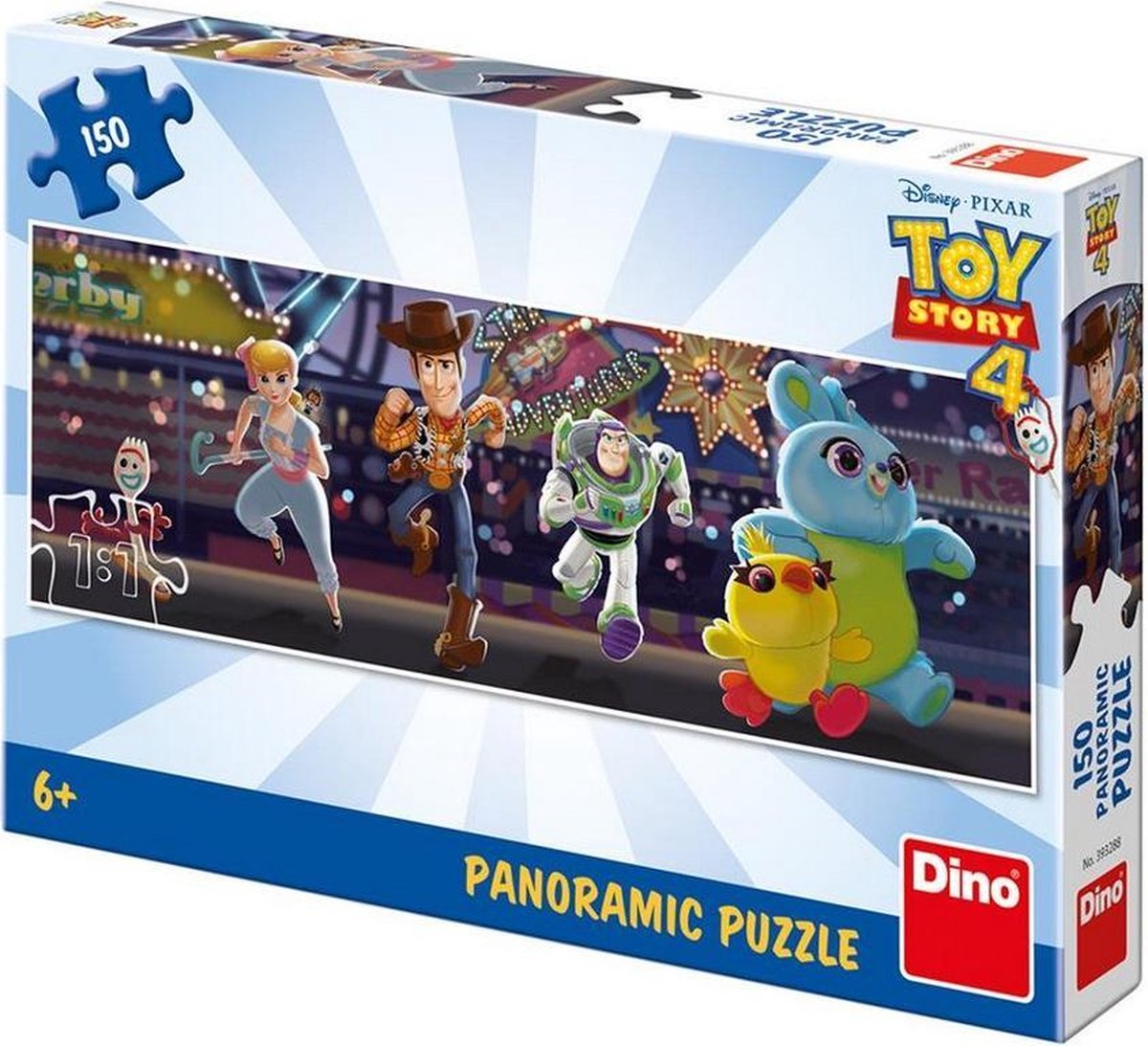 Dino Panorama Puzzel Toy Story 4 - Escape 150 stukjes