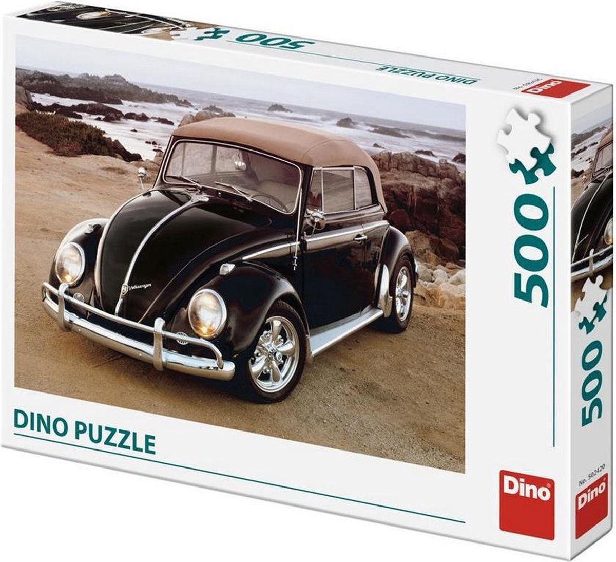 Dino Puzzel VW Kever op het Strand 500 stukjes