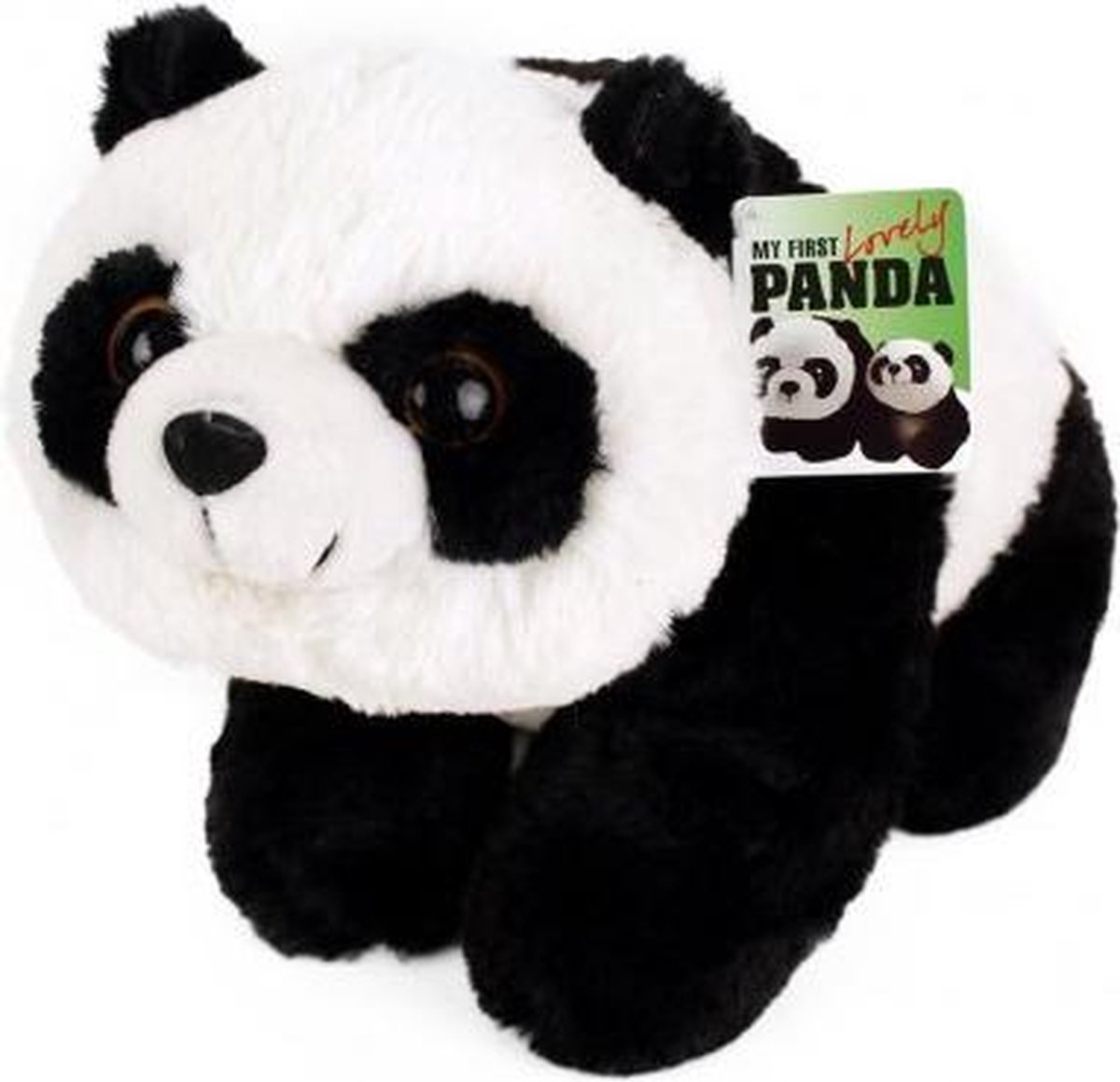 PLUCHE PANDA STAAND 40CM