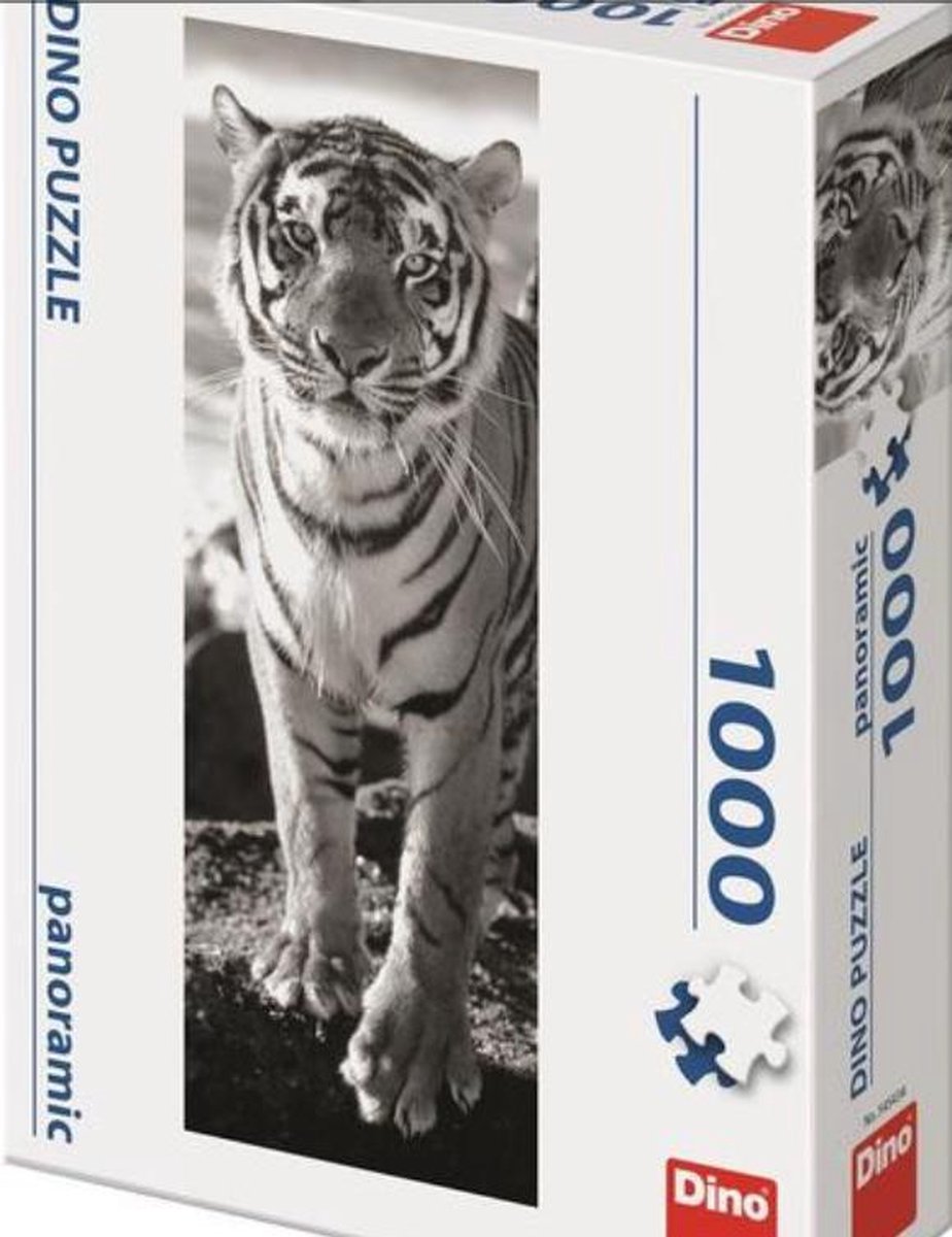 Panoramische puzzel van de Tijger - legpuzzel van 1000 stukjes voor kinderen en volwassenen