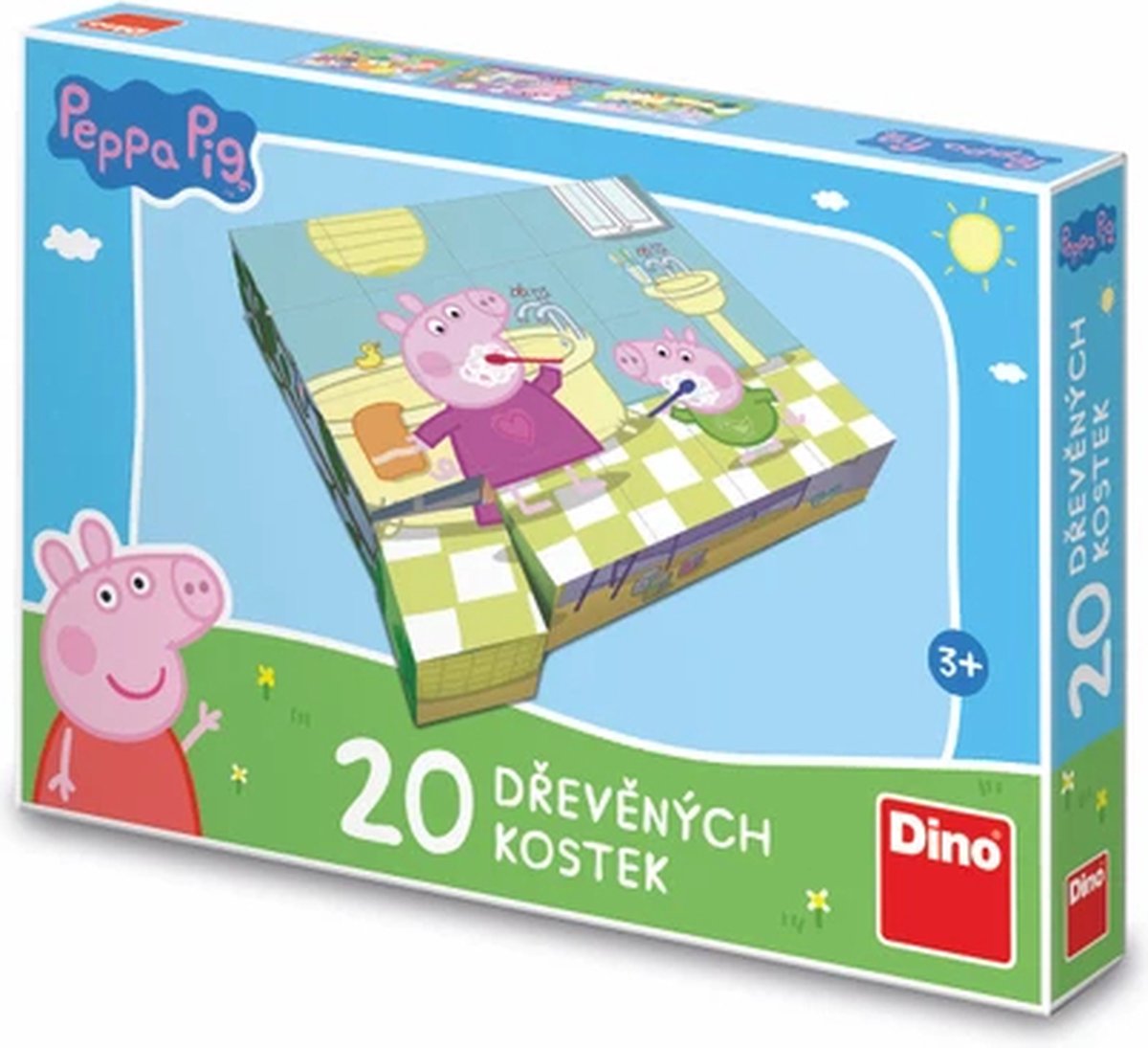 Peppa Pig Blokken Puzzle 20 blokjes