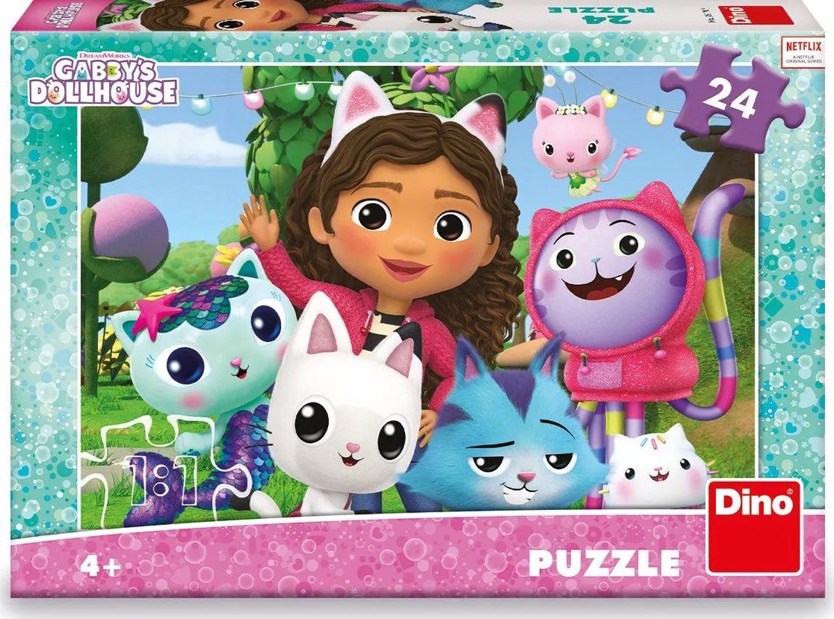 Puzzel van Gabbys Dollhouse 24 stukjes