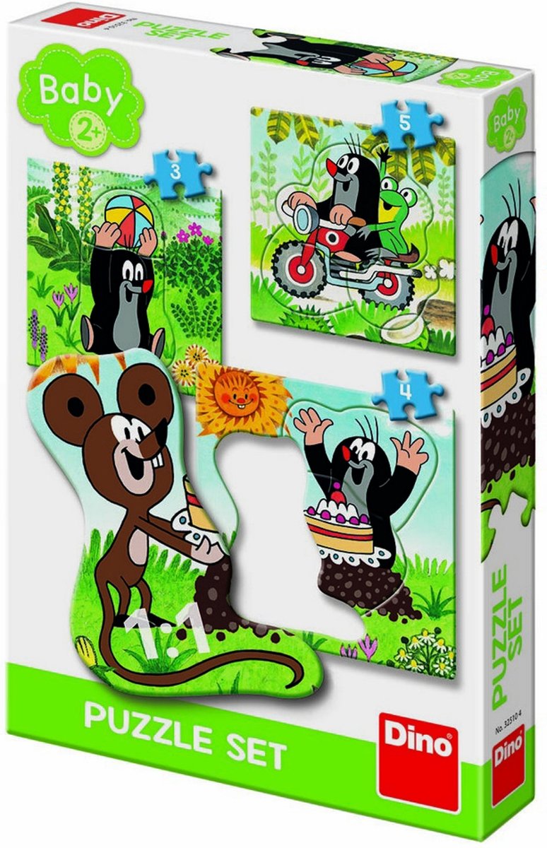 Puzzels het Kleine Molletje 3, 4 en 5 stukjes