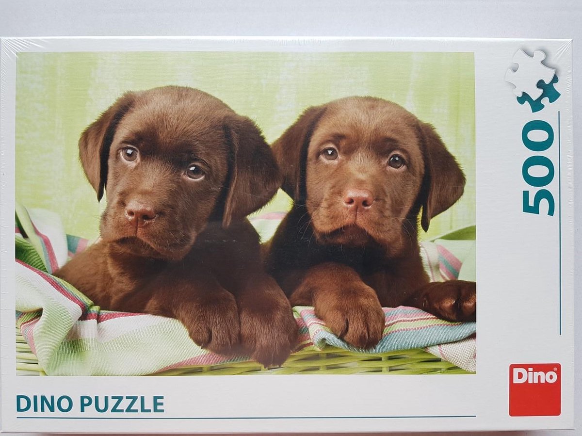 Puzzle 500 stukjes Puppy s