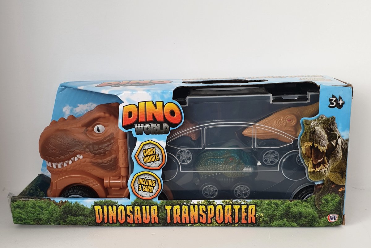 Dino Auto Transporter met 3 Dino Autos