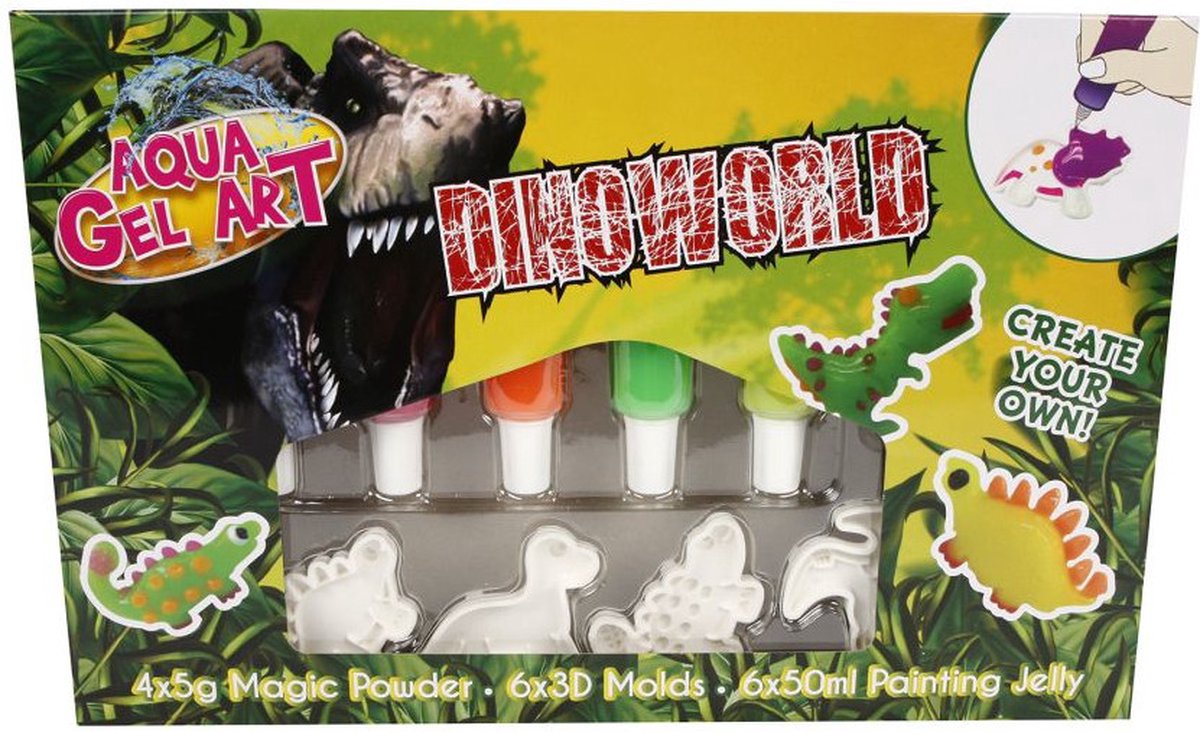 Dinoworld 3d Dinosaurus-vormen Junior 16-delig
