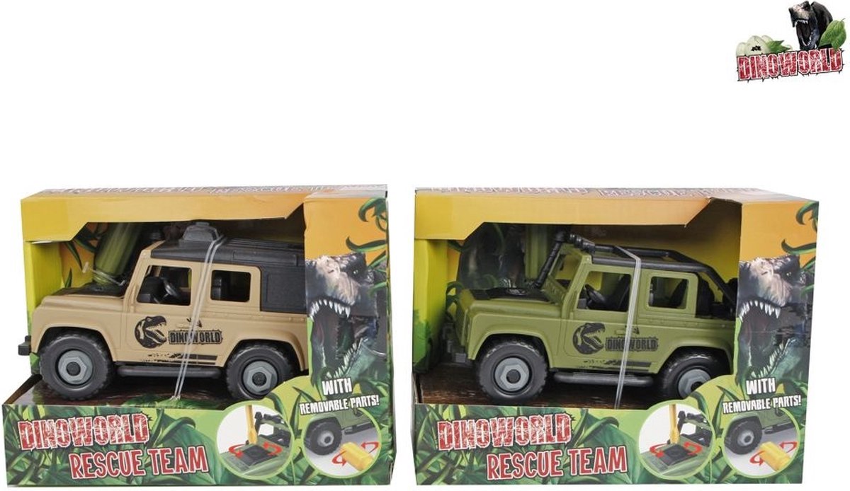 Dinoworld DIY 4x4 auto 17cm (1 stuk) assorti