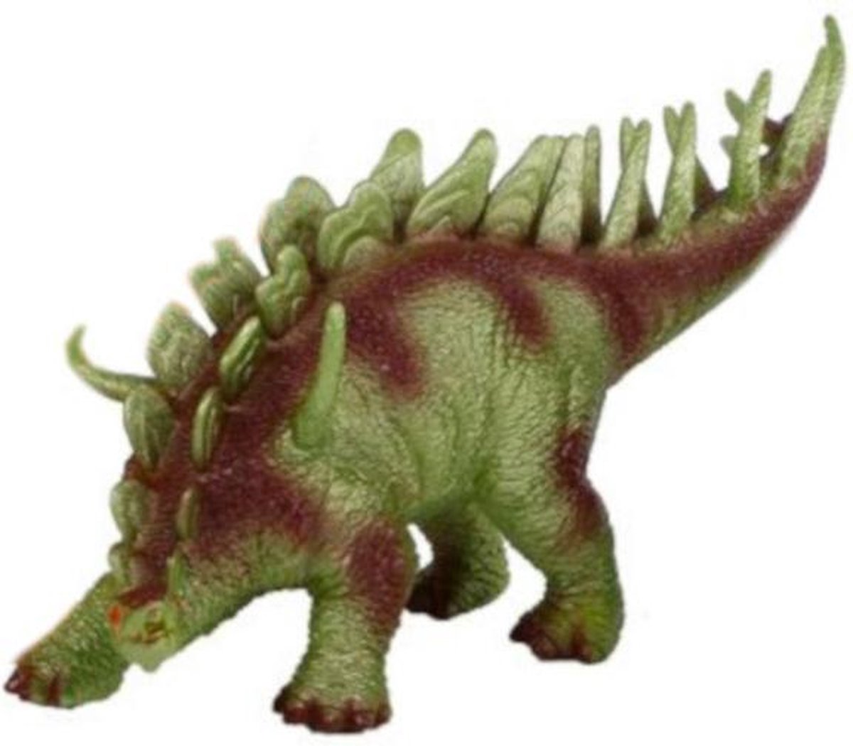 Dinoworld Speelfiguur Stegosaurus Junior 35 Cm Groen/bruin