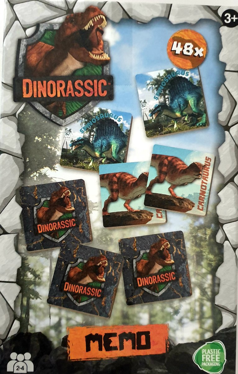 Dinorassic Memo Spel - Dinosaurus - Memory Spel