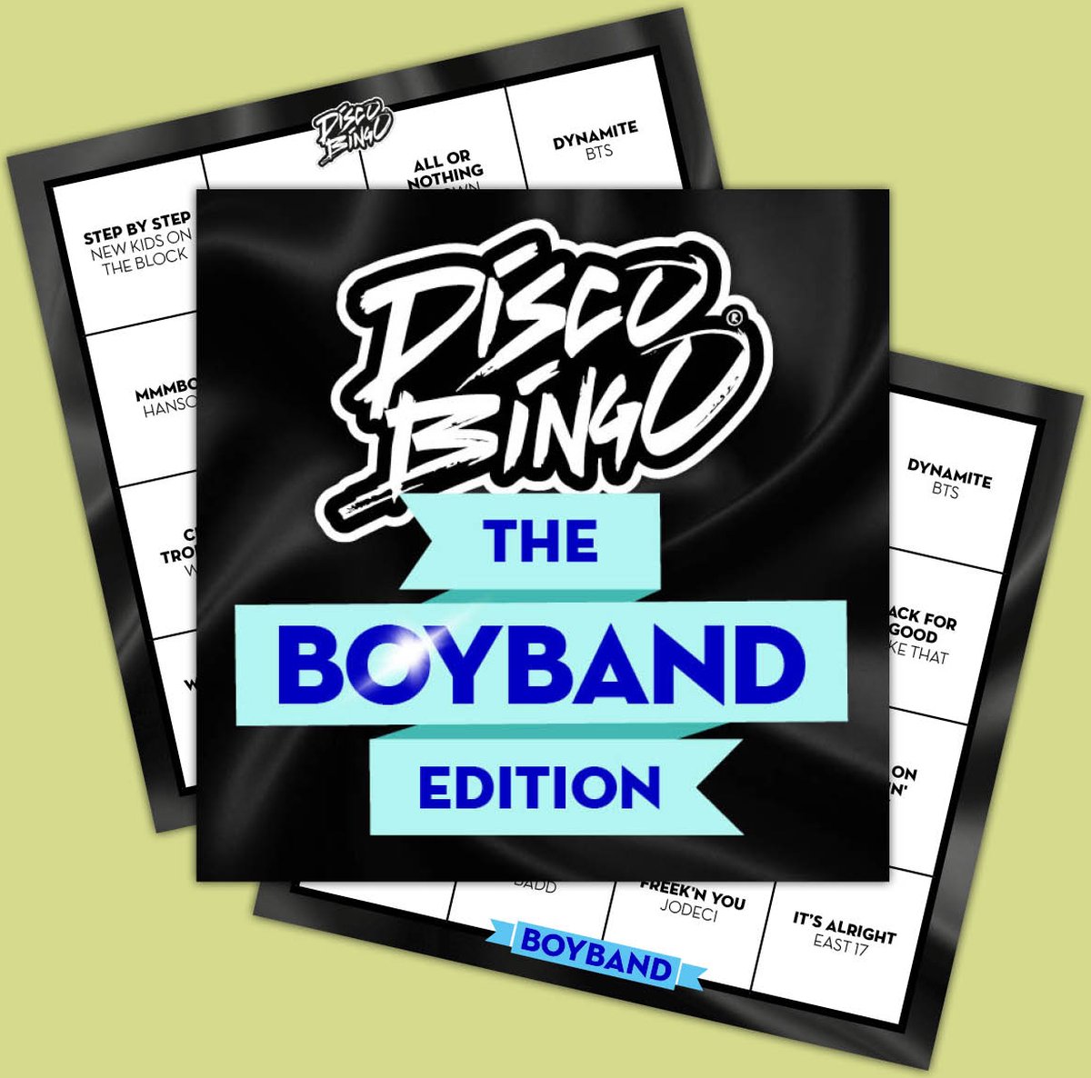 Disco Bingo The Boyband Edition