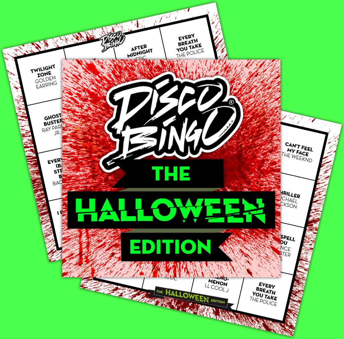 Disco Bingo The Halloween Edition