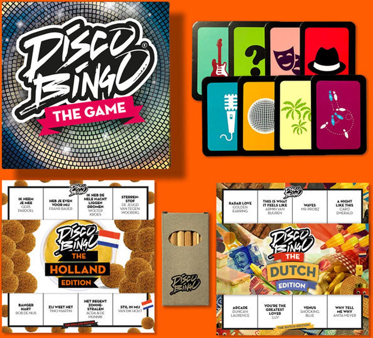 Disco Bingo The Holland Game Box