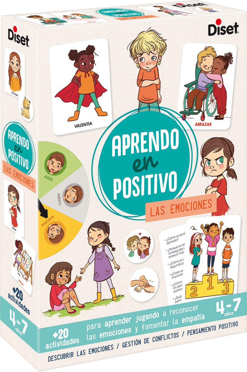Diset Aprendo En Positivo - Las Emociones, Bordspel, Educatief, 4 jaar, 15 min