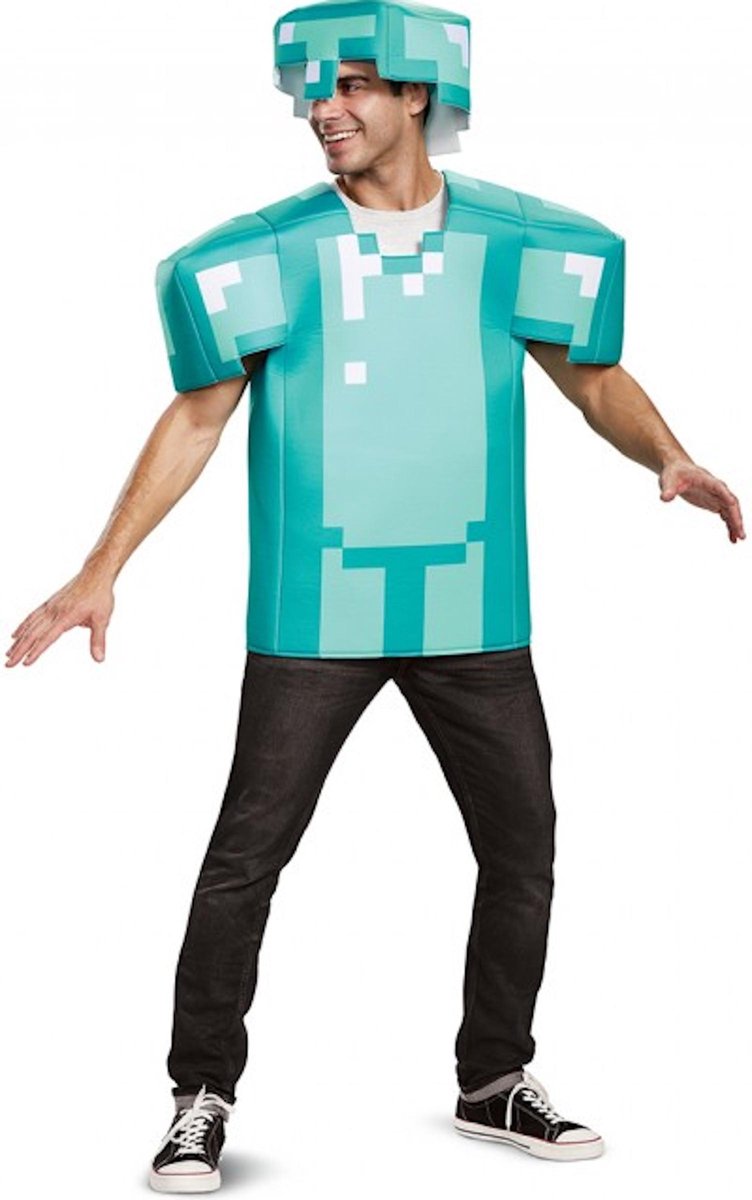 DISGUISE - Minecraft pantser kostuum voor volwassenen - Volwassenen kostuums
