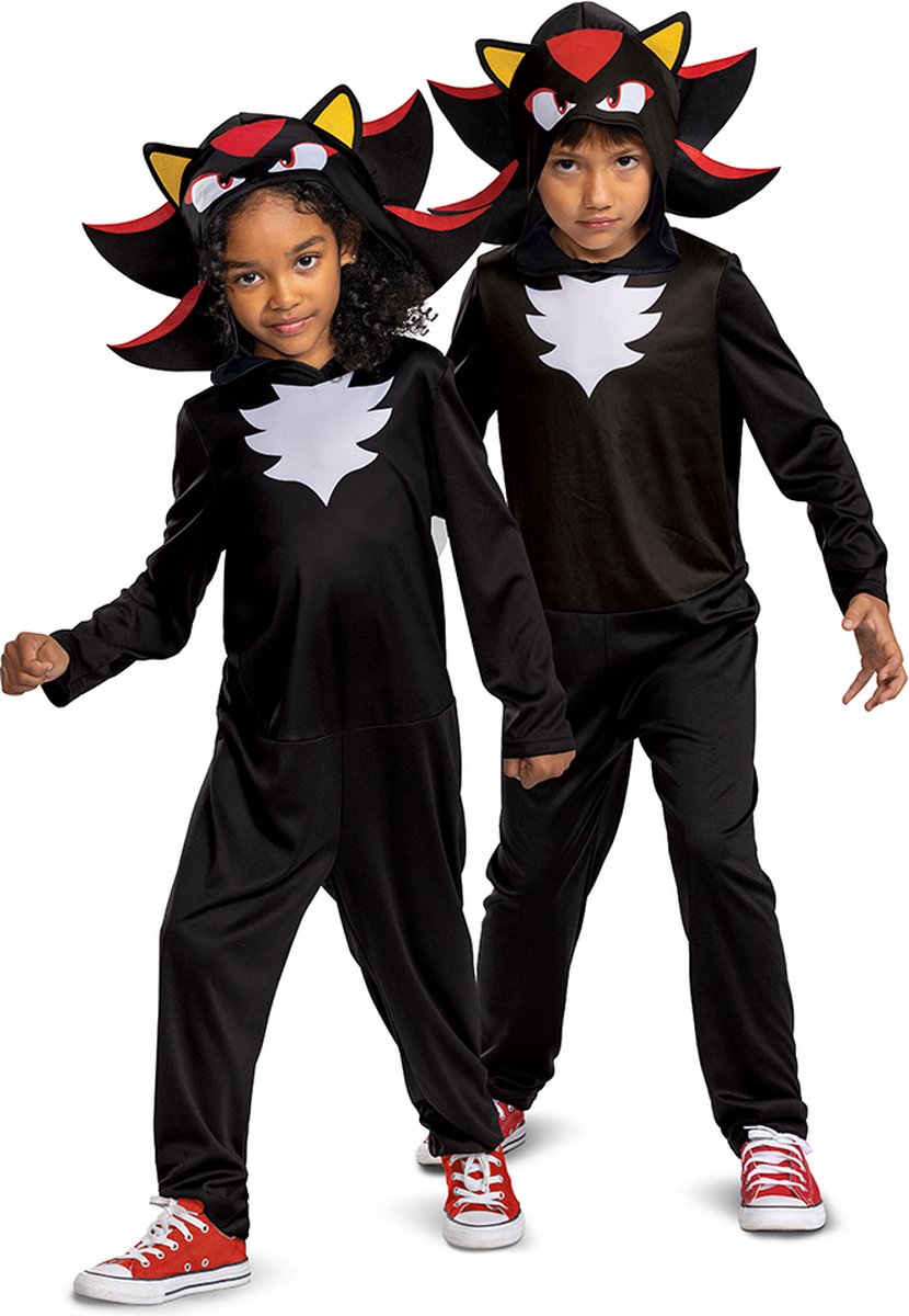 SONIC MOVIE 3 (SEGA), Shadow Movie Fancy kostuum Intl, Maat XS (3T-4T jaar)