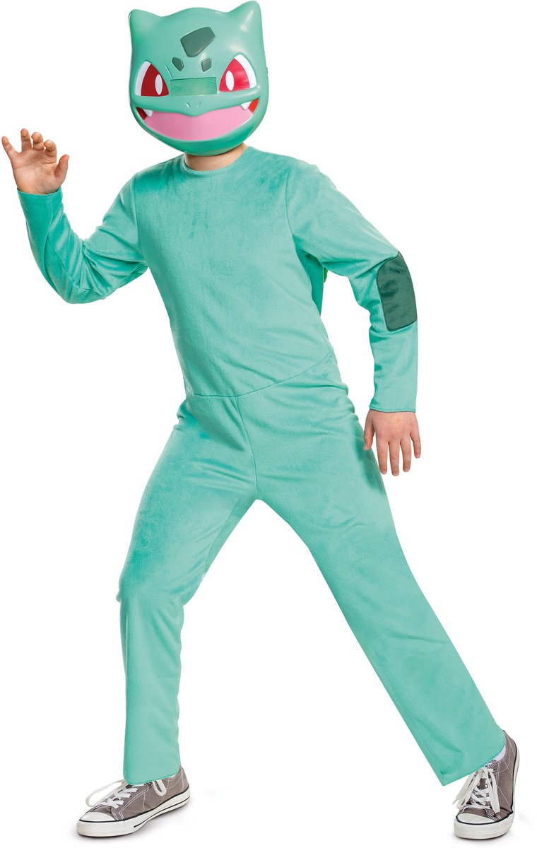 Vegaoo - Klassiek Pokémon Bulbasaur-kostuum voor kinderen