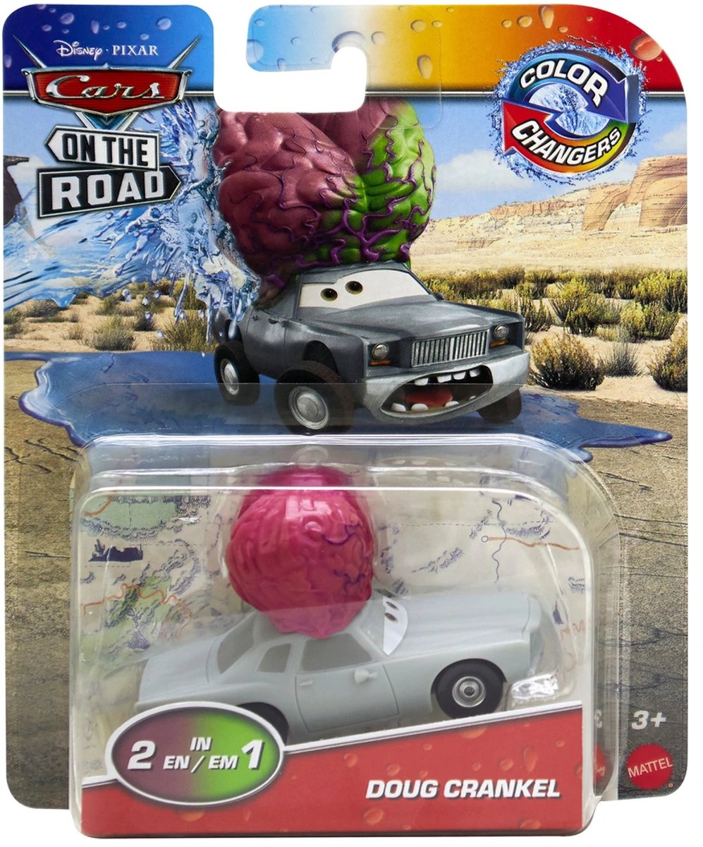Disney Cars auto Doug Crankel voertuig Color Changers - afmeting 8 cm schaal 1:55